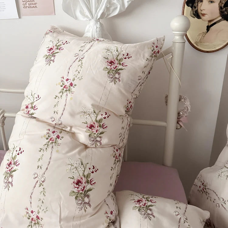 Blushing Rose Garden Bedding Set