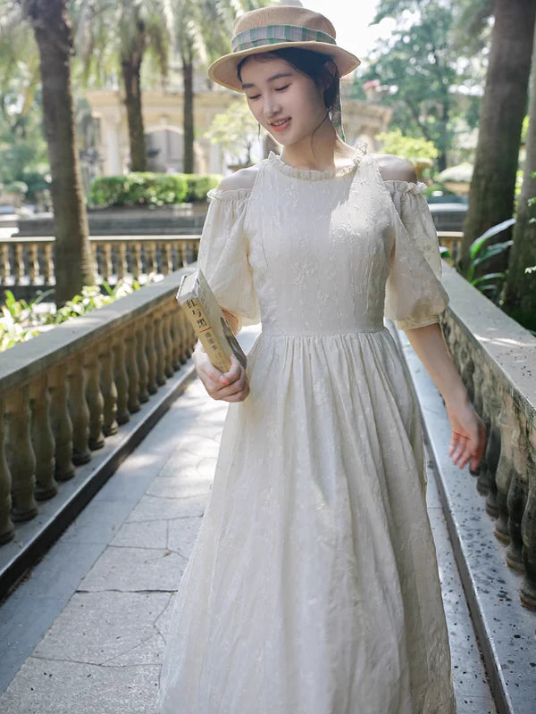 Whispering Garden Embroidered Dress