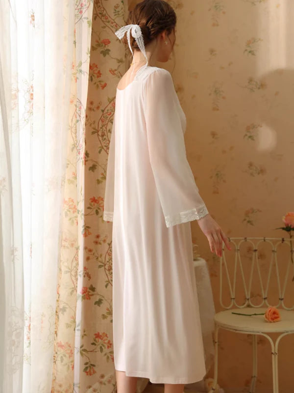 Whispering Rose Lace Nightgown
