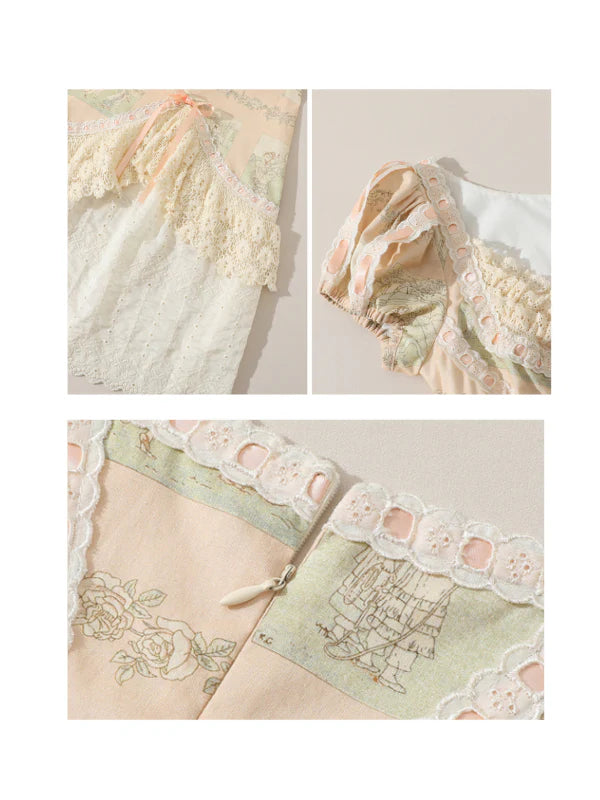 Blush Storybook Lace Dress