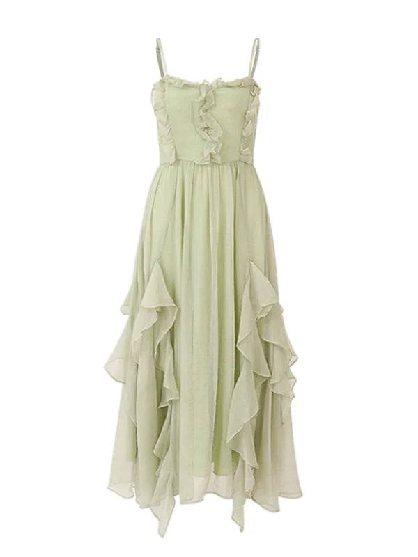 Forest Fairy Light Green Dress