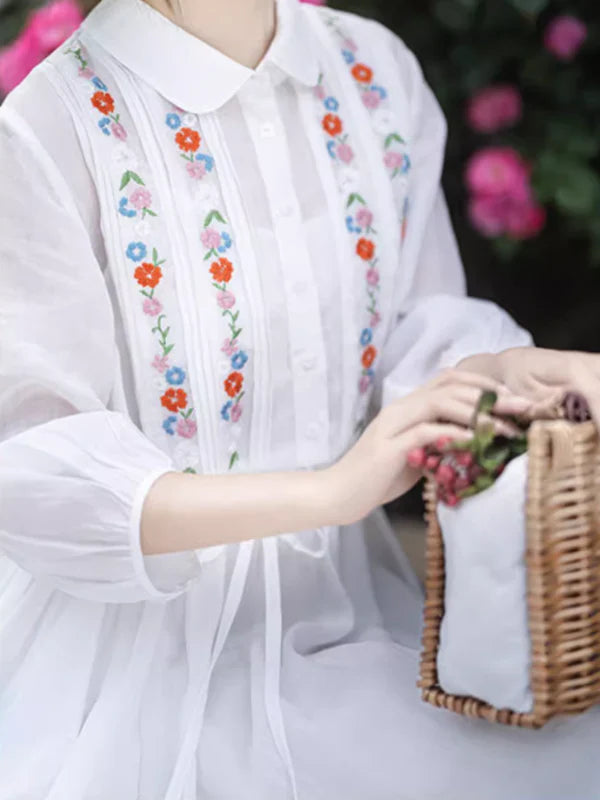 Blooming Garden Embroidered Dress