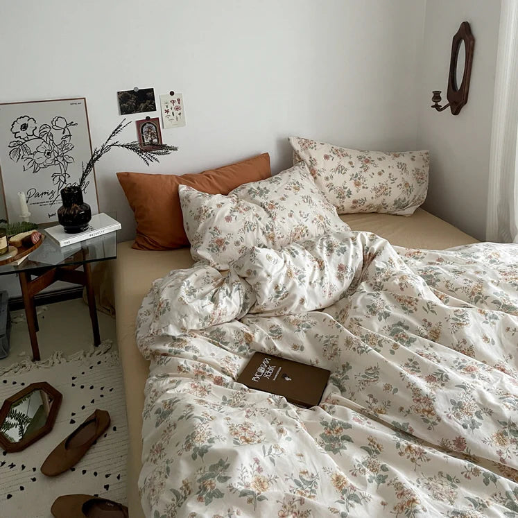 Rustic Floral Serenity Bedspread Set