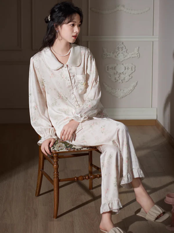 Pink Floral Whisper Sleepwear