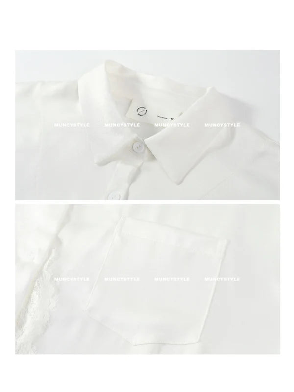 White Lace Dream Pajama Set