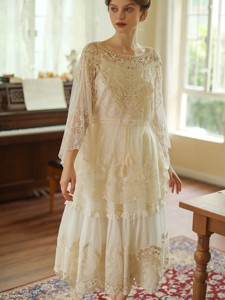 Lucy's Vintage Lace Elegance Skirt