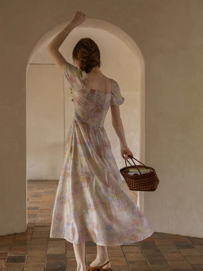 Whispering Meadows Floral Dress