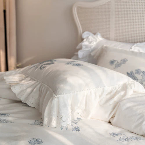 Lace Floral Fragrance Bedding Set