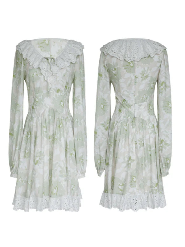 Silent Song of White Chamomile Dress
