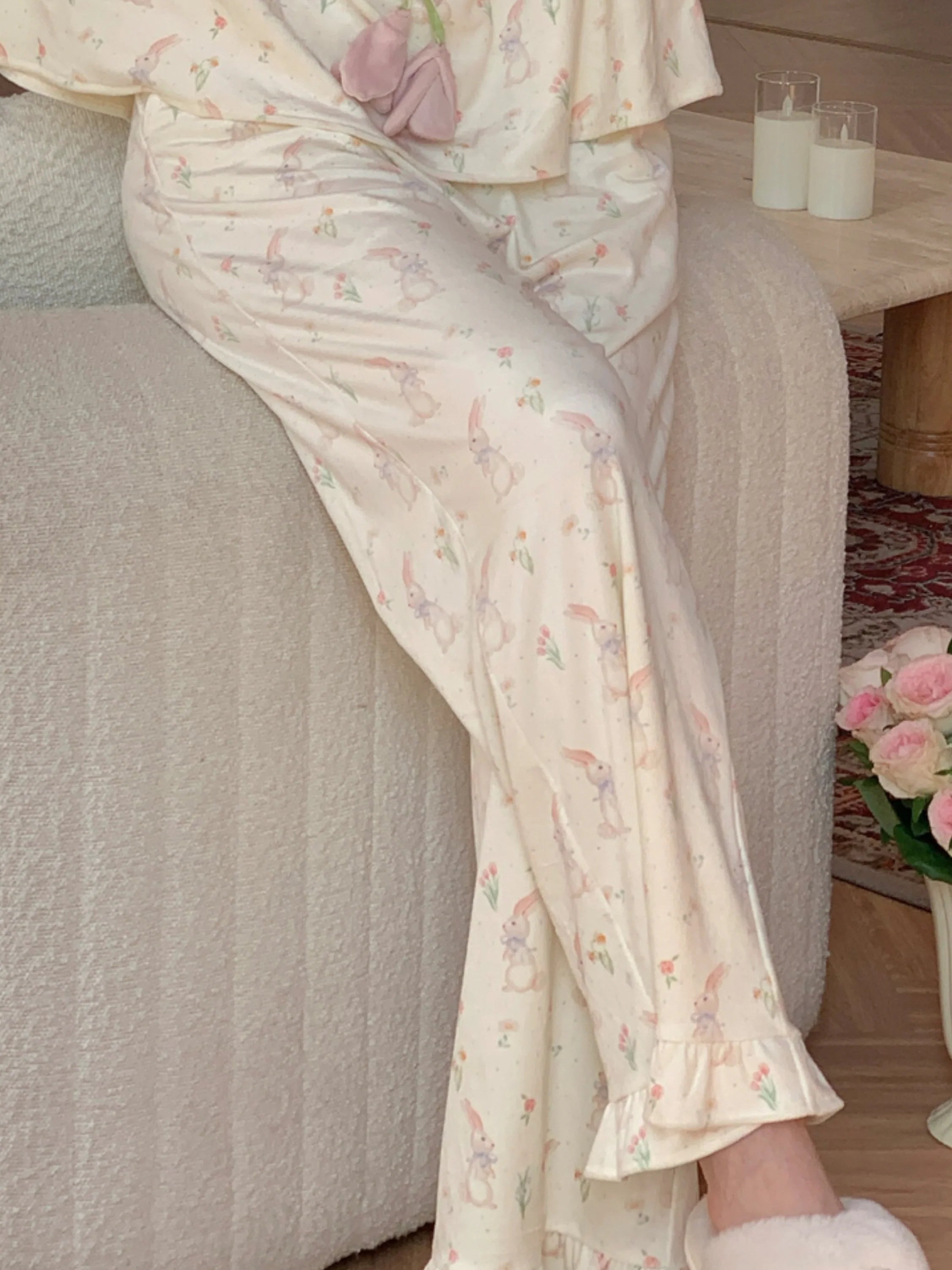 Velvet Bunny Dream Pajama Set