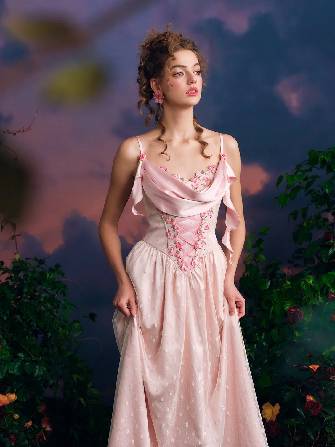 Fairy Garden Lace-Up Princess Dress