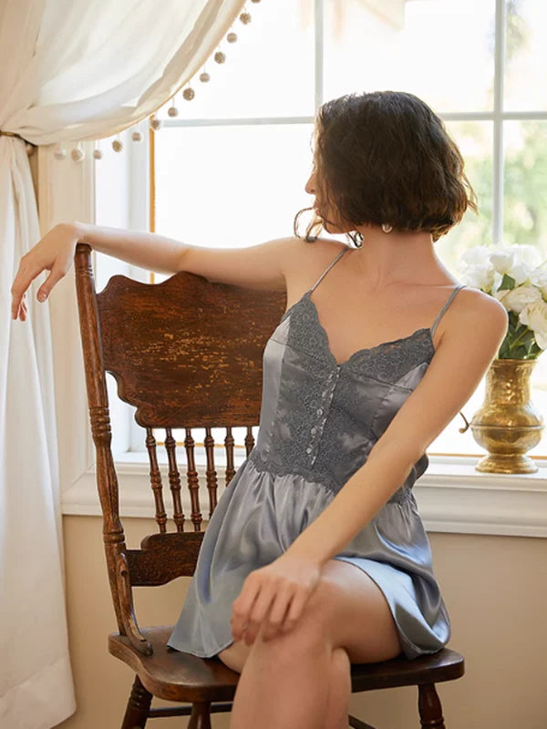 Mermaid's Moonlit Sea Nightdress