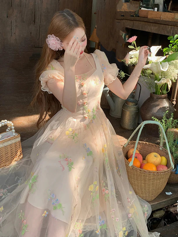 Ivy's Whimsical Bloom Dress