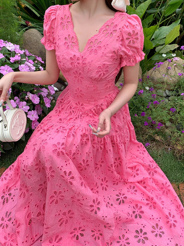 Lily's Pink Garden Dress