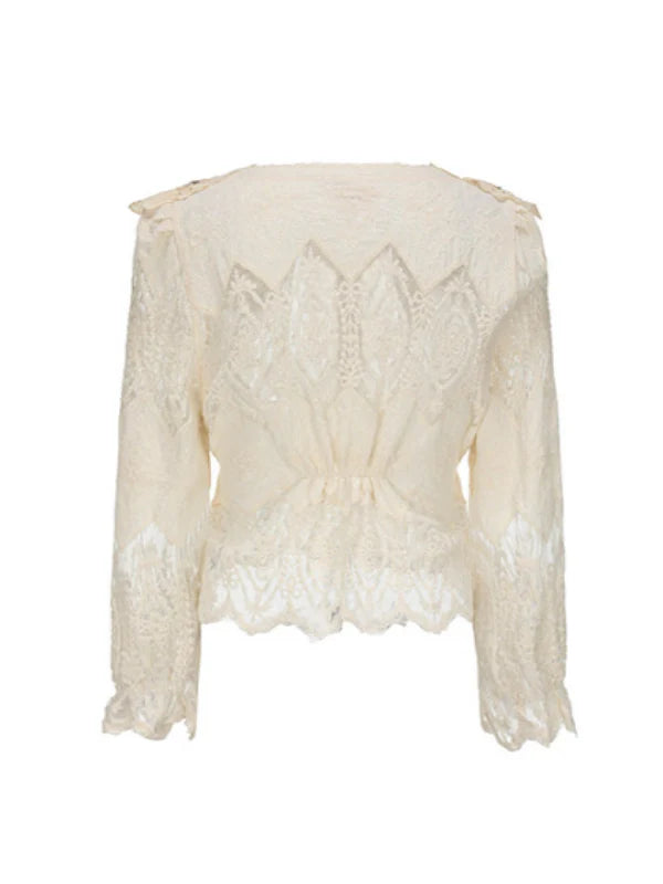 Forest Muse Embroidered Blouse
