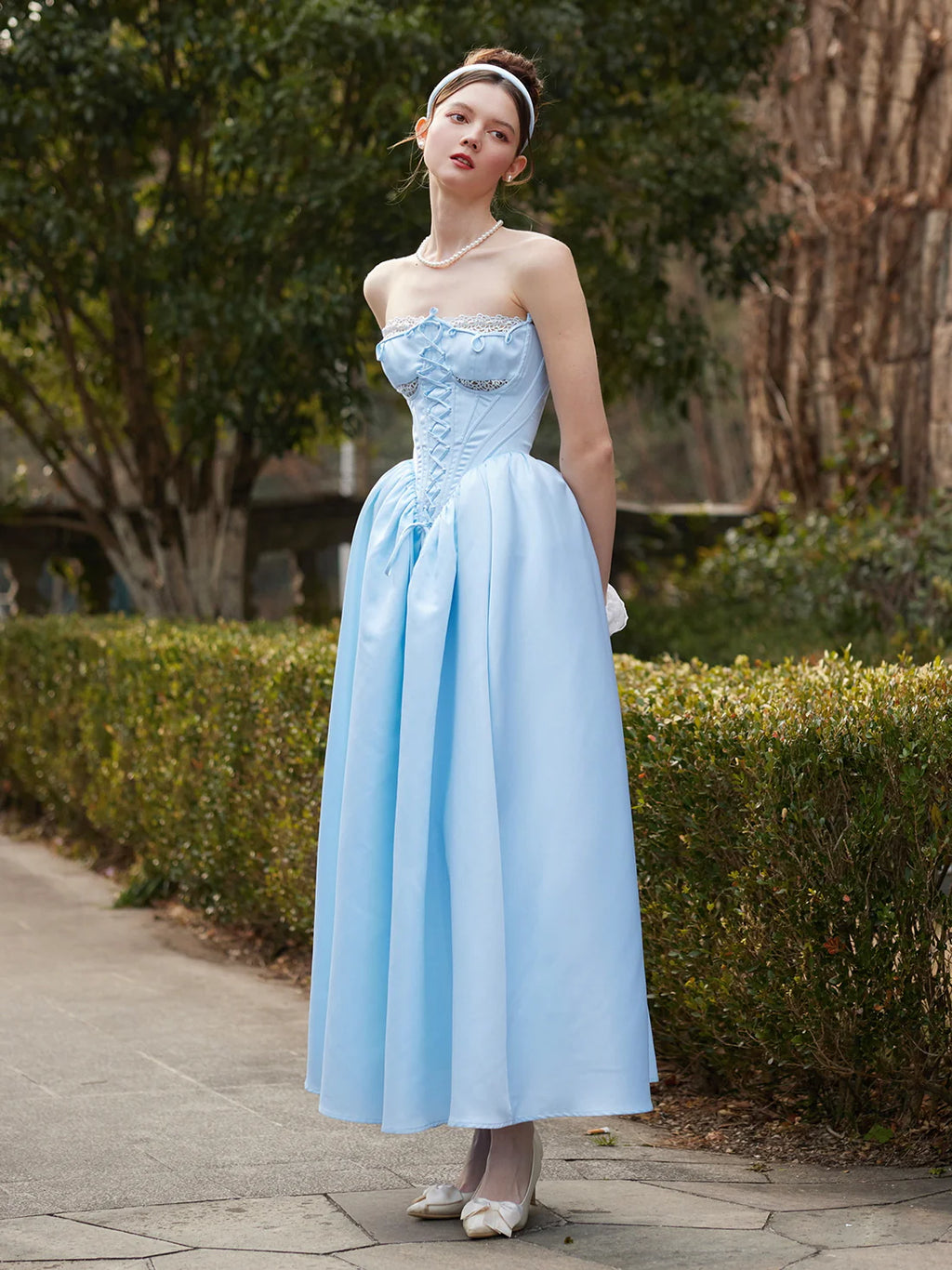Cinderella Waltz Lace-Up Dress