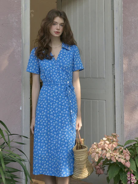 Blue Garden Stroll Dress