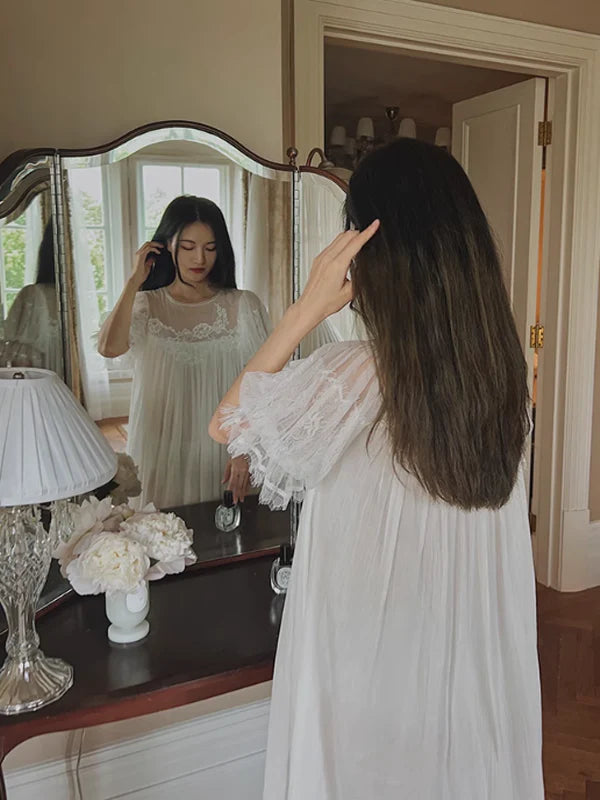 Pure White Fairy Summer Nightgown