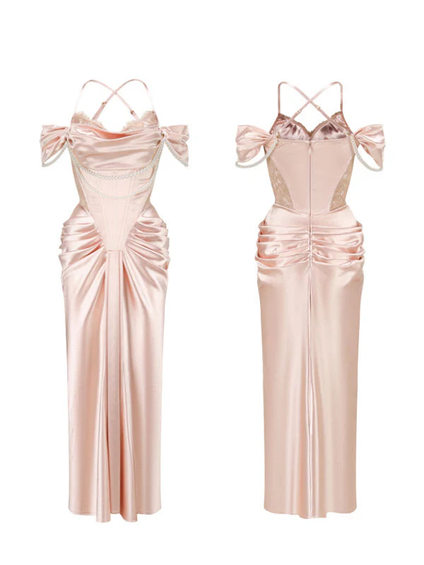 Blush Satin Dream Gown