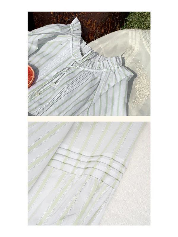 Whispering Meadow Cotton Blouse