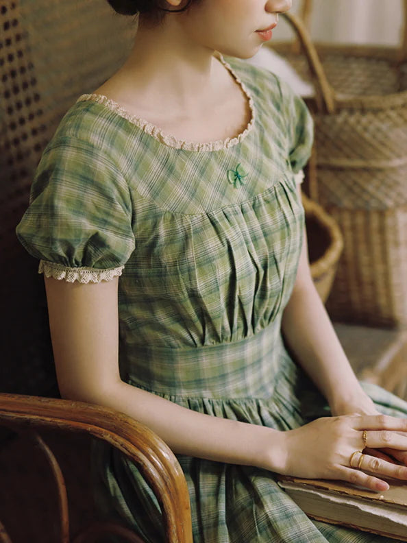 Whispering Meadows Plaid Dress