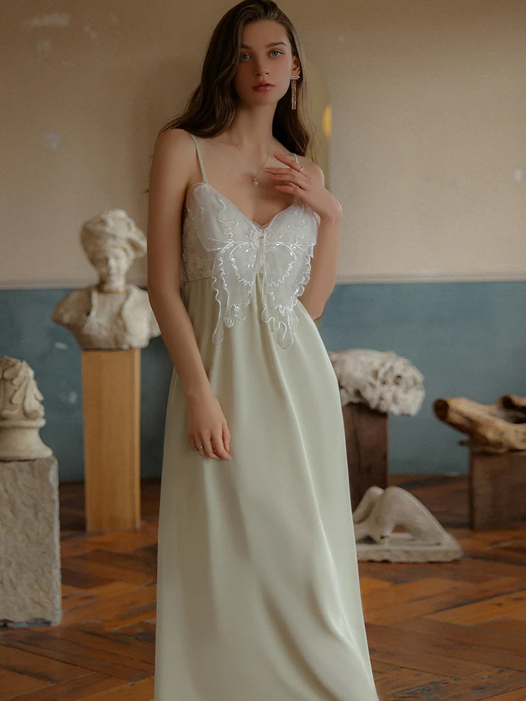 Moonlit Butterfly Summer Nightdress