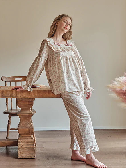 Whispering Woodland Cotton Pajama Set