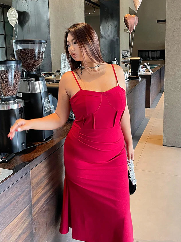 Scarlet Hourglass Fit Dress