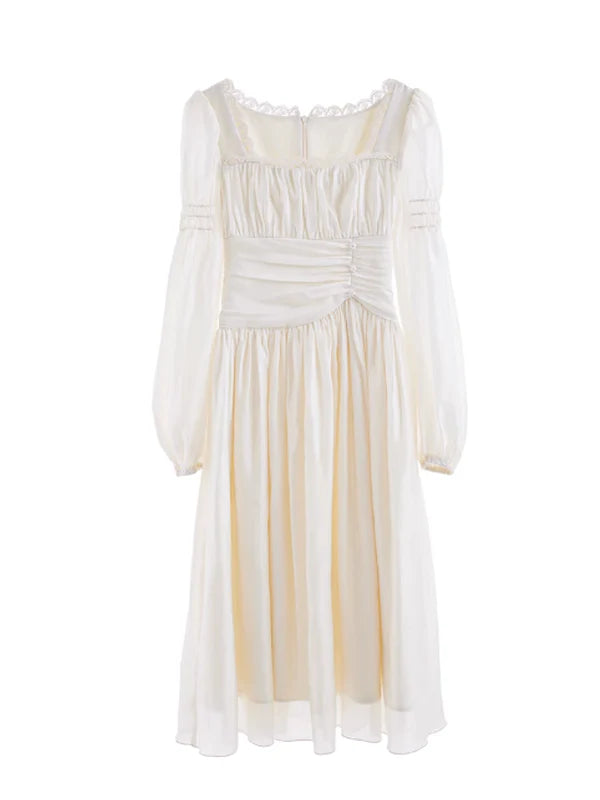 Sunlit Terrace Ivory Elegance Dress