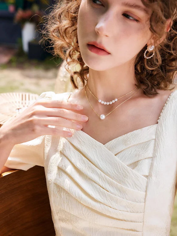 Elegant Pleated Sweetheart Dress