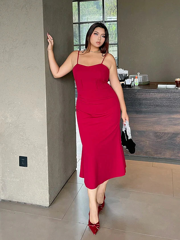 Scarlet Hourglass Fit Dress