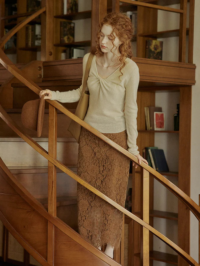 Soft Twisted Wool Sweater