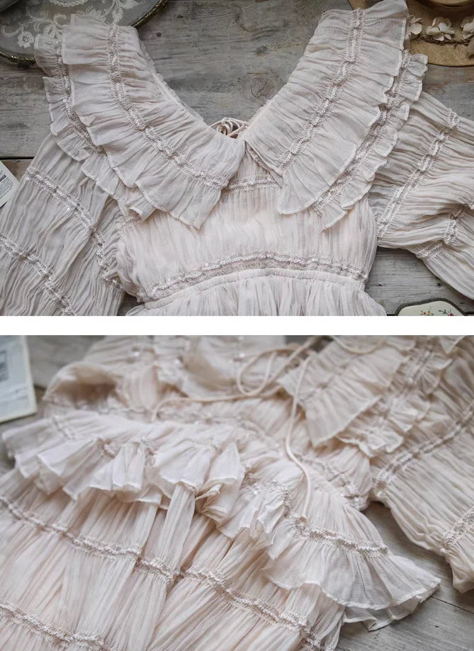 Victorian Grace Light Pink Dress