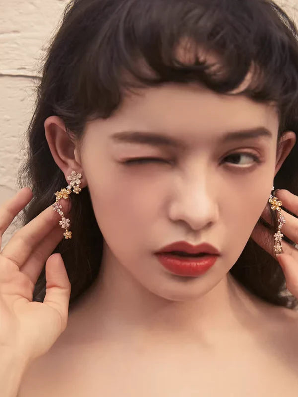 Splice Flower Earrings