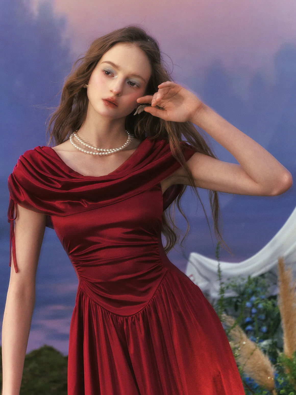 Princess Regal Draped Gown