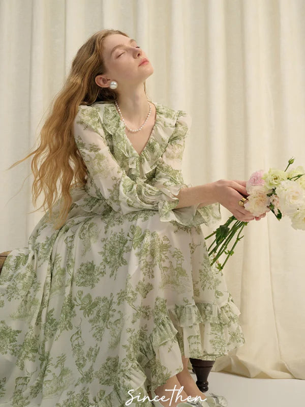 Garden Fairy's Green Rose Dress