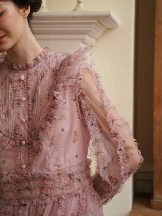 Whispering Garden Fairy Ruffle Dress