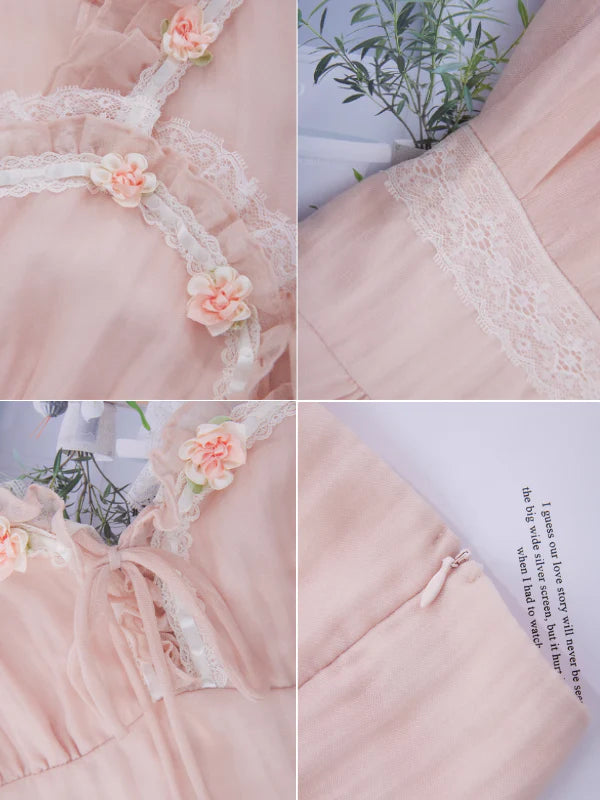 Blush Blossom Fairycore Dress