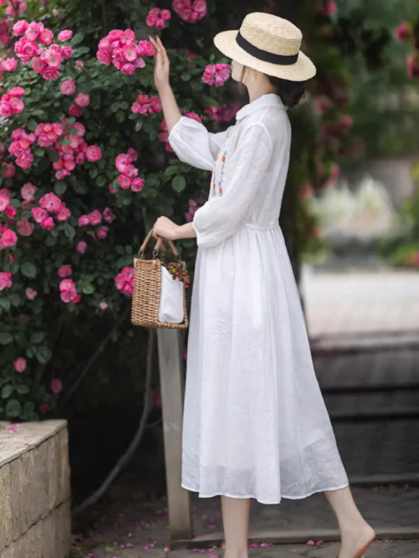 Blooming Garden Embroidered Dress
