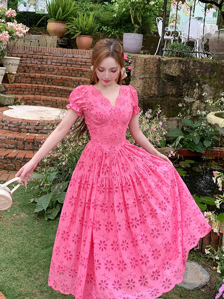 Lily's Pink Garden Dress