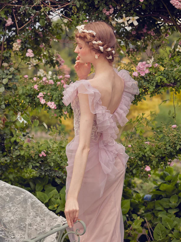 Ethereal Floral Enchantment Dress