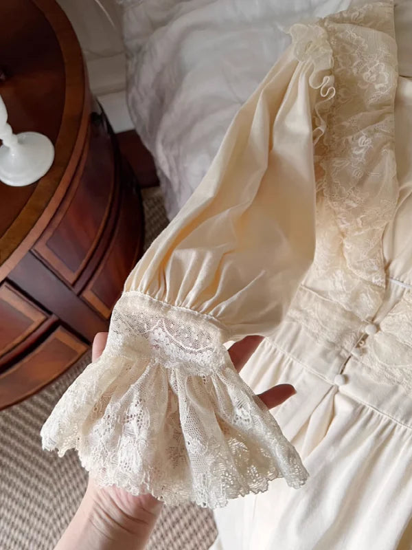 Vintage Dream Slip Dress and Gown Set