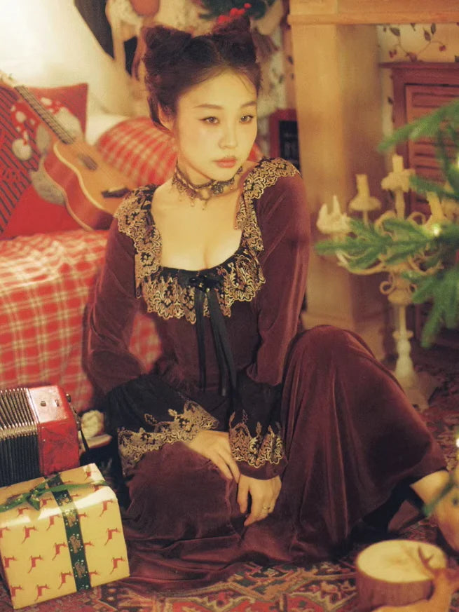 Royal Velvet Enchantment Dress