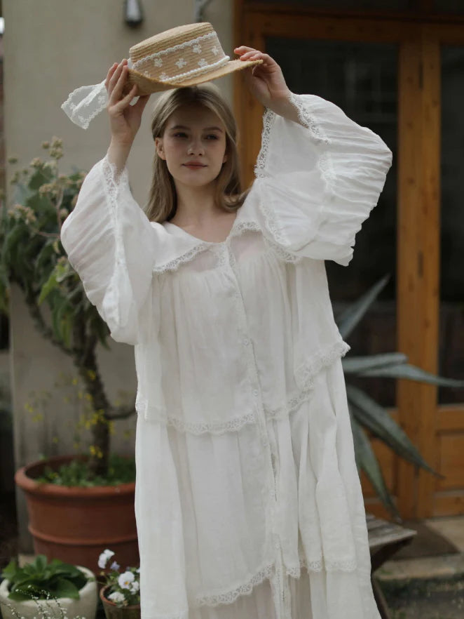 Linen Cloudlight Cottage Dress