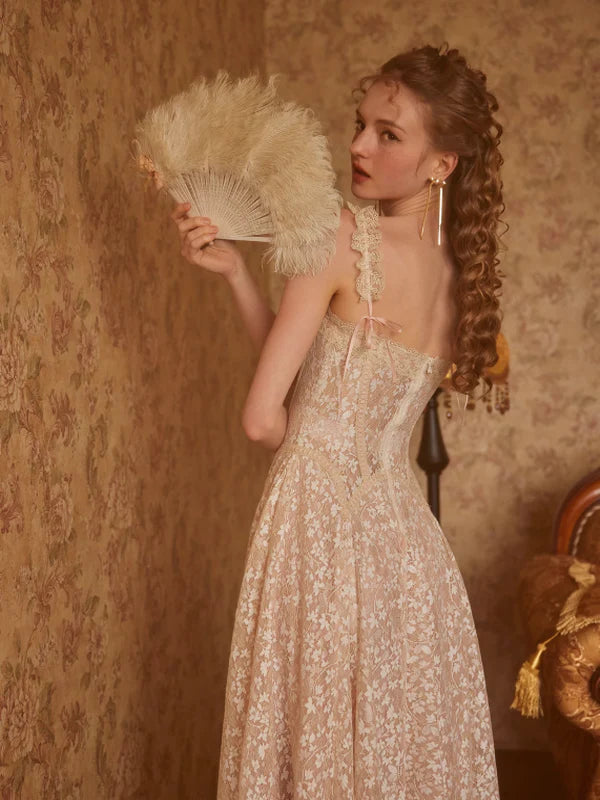 Clara's Golden Blossom Princess Dress