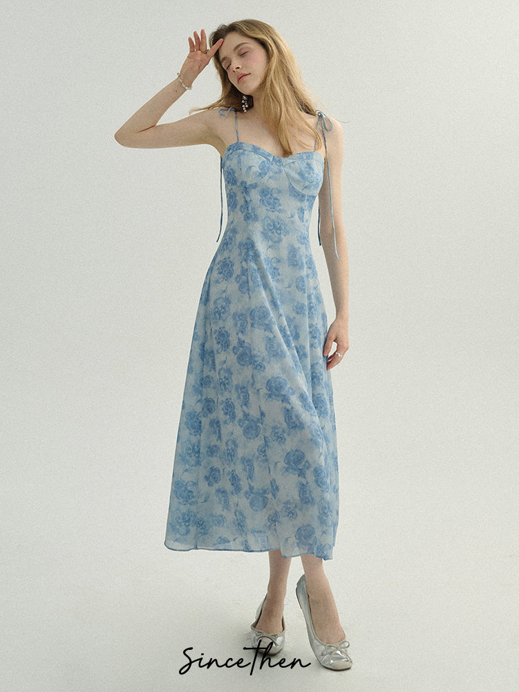 Enchanted Blue Rose Fairy Dress