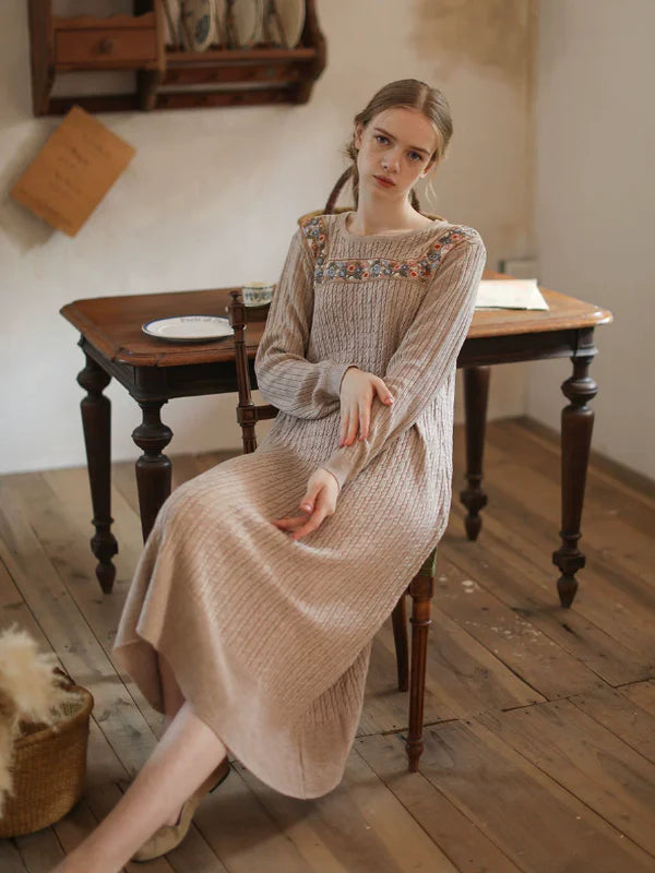 Enchanted Winter Blossom Dress