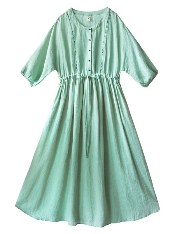 Blossoming Elegance Mint Green Dress