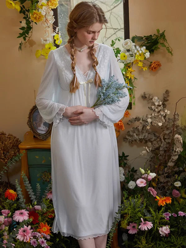 Lace Garden Fantasy Nightgown