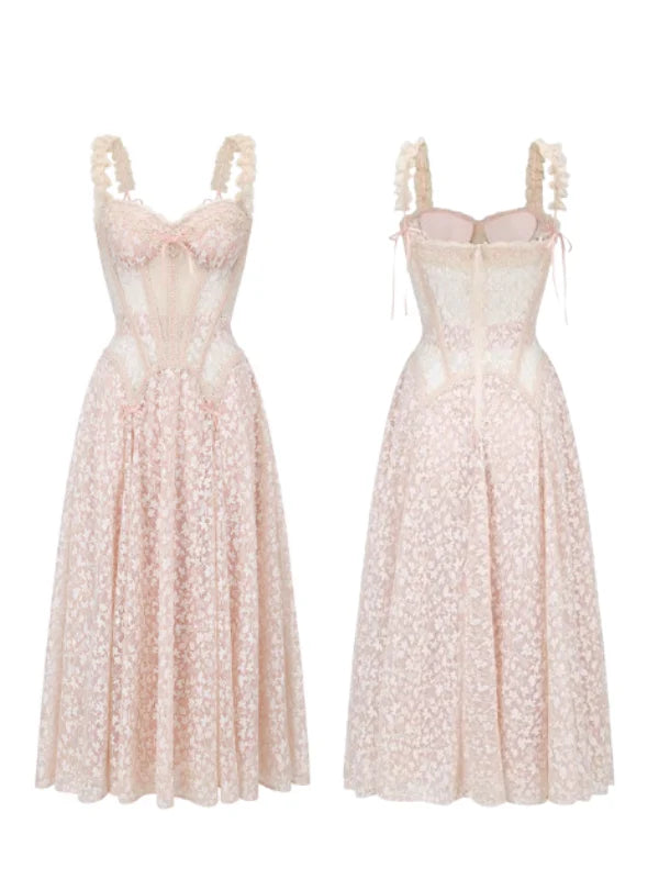 Clara's Golden Blossom Princess Dress